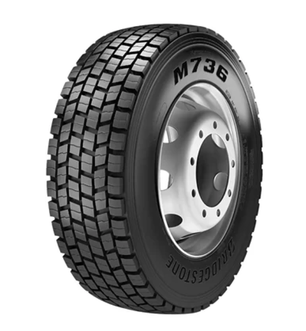 Pneu 275/80R22,5 Bridgestone M736 Borrachudo 149/146L 16 Lonas (22mm)